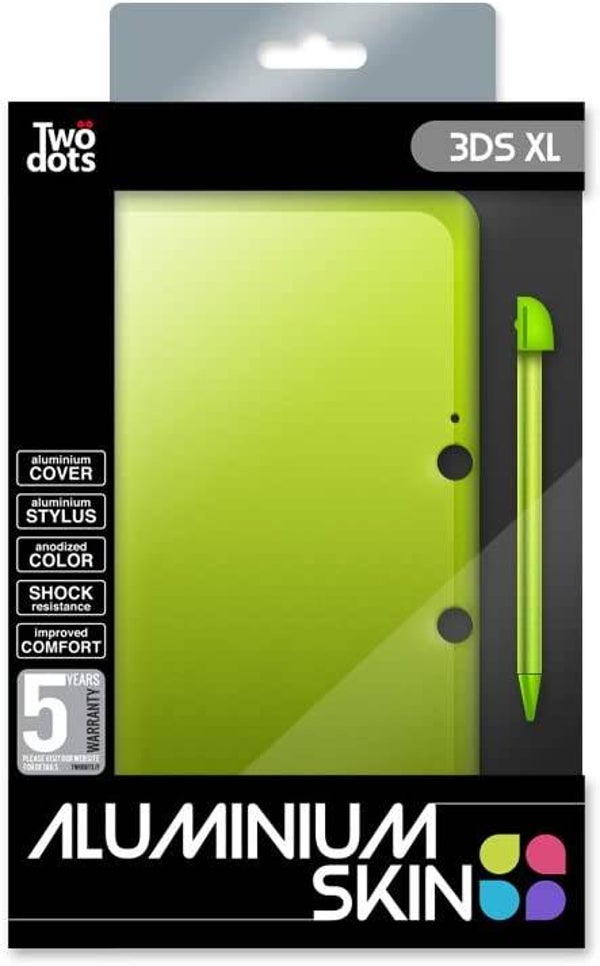 Skin protection Aluminium + Stylet  pour 3DSXL Neuf  8057829751684