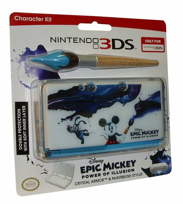 Coque Crystal Case Epic Mickey + Stylus  Nintendo 3DS Neuf