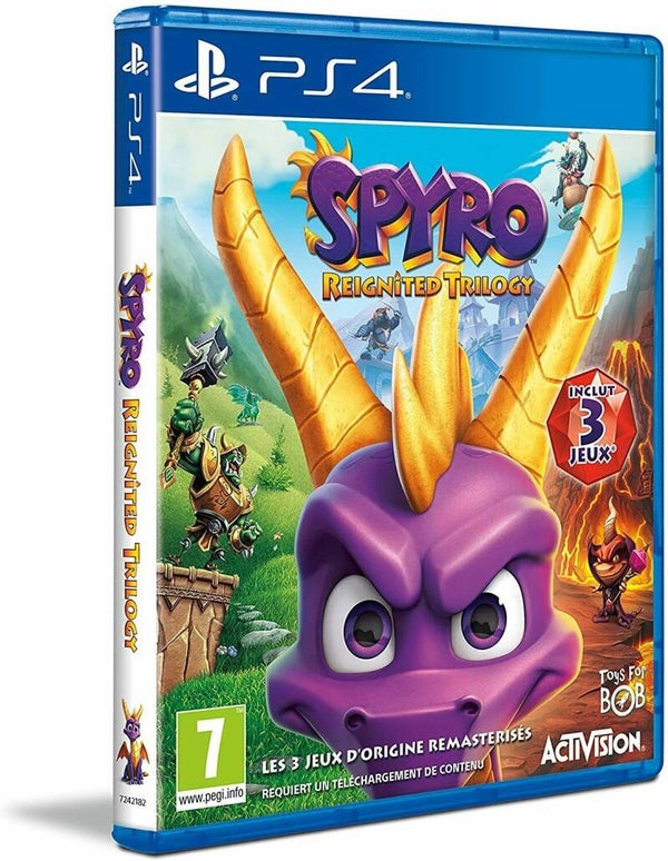 Spyro Reignited Trilogy  3 JEUX  VF Playstation 4  Neuf