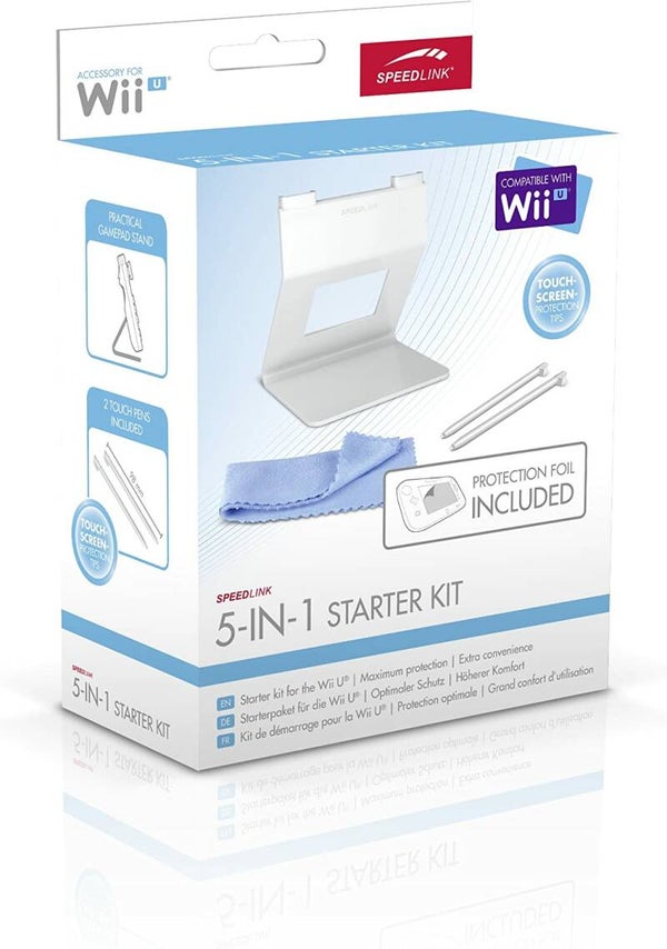 Starter Kit 5-en-1 Pour Nintendo WIIU Officiel Speedlink Neuf