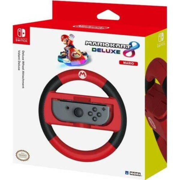 HORI - Volant Deluxe Mario Kart 8 pour Nintendo Switch /OLED Mario