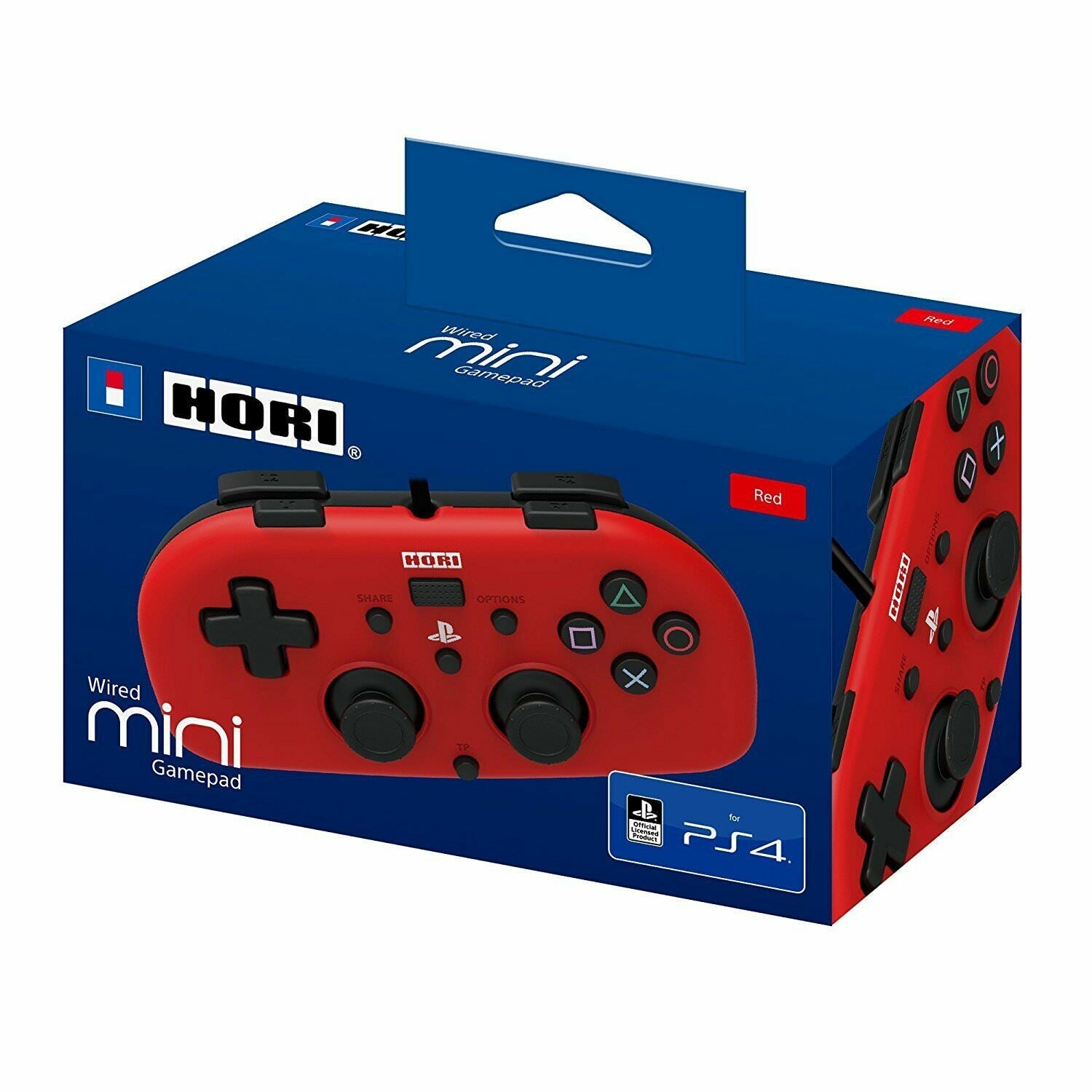 MINI Manette Filaire Rouge Playstation 4 Neuf