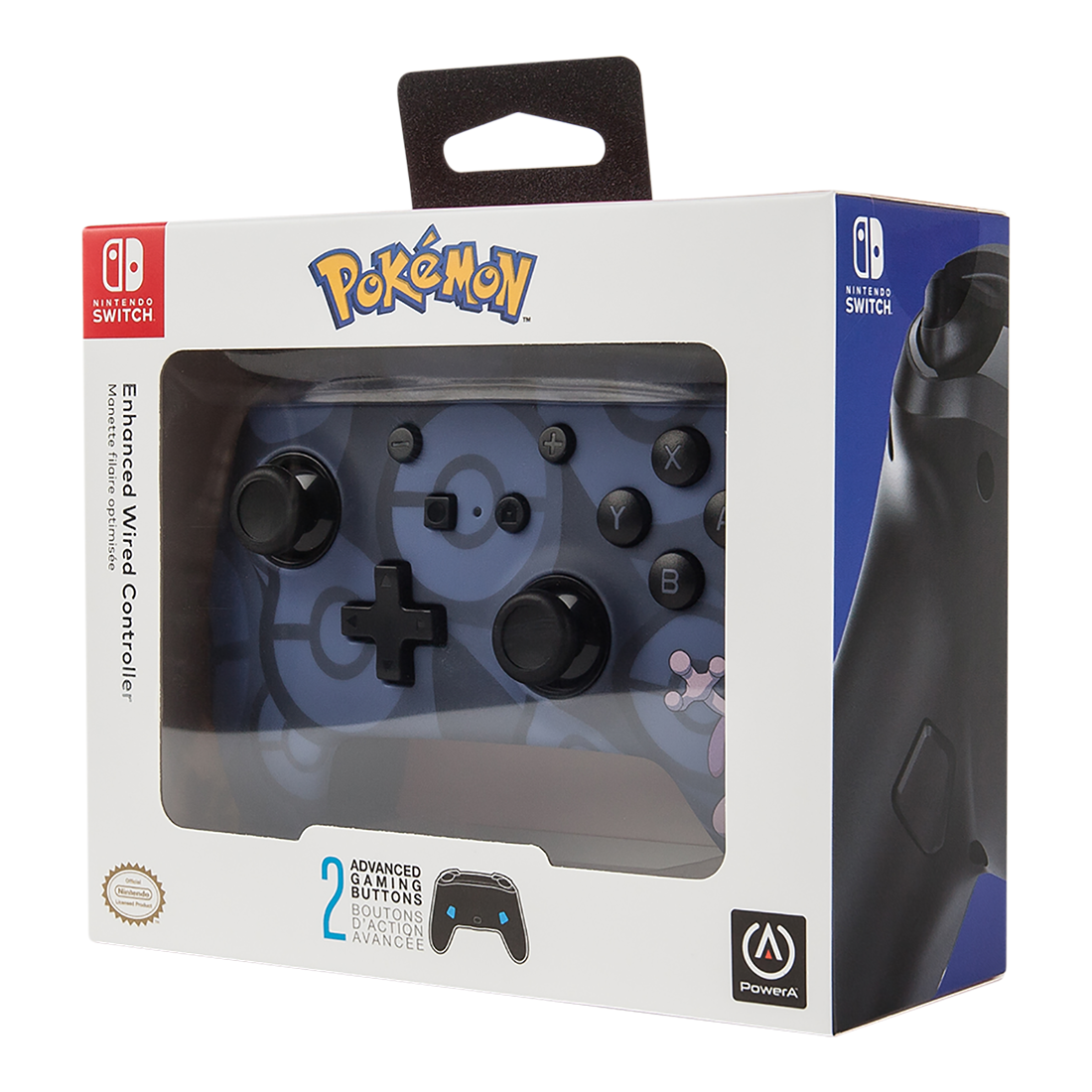 Manette Filaire Pokémon Mewtwo Nintendo Switch Neuf