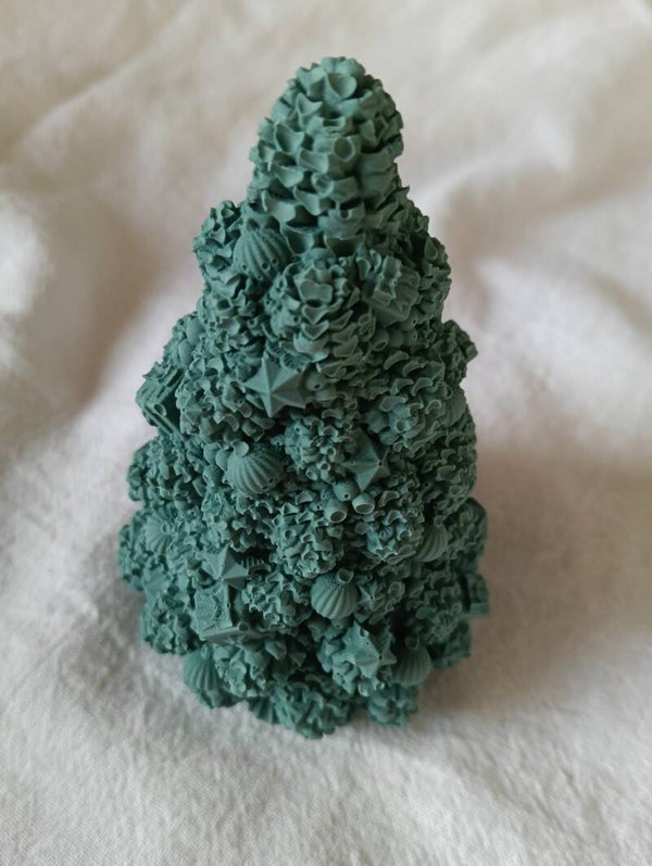 Kerstboom groen beeldje met leuke details