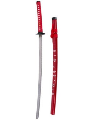 katana décoratif (toles d'acier)