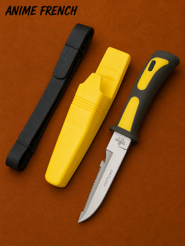 Couteaux Tactique Aquatique ( Acier 420 / HRC 54-56 )