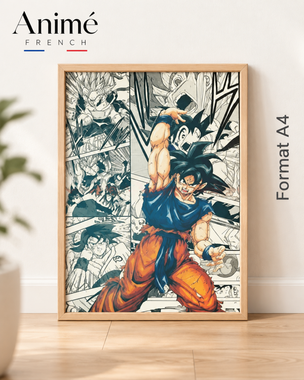 Cadre manga A4 dragon Ball