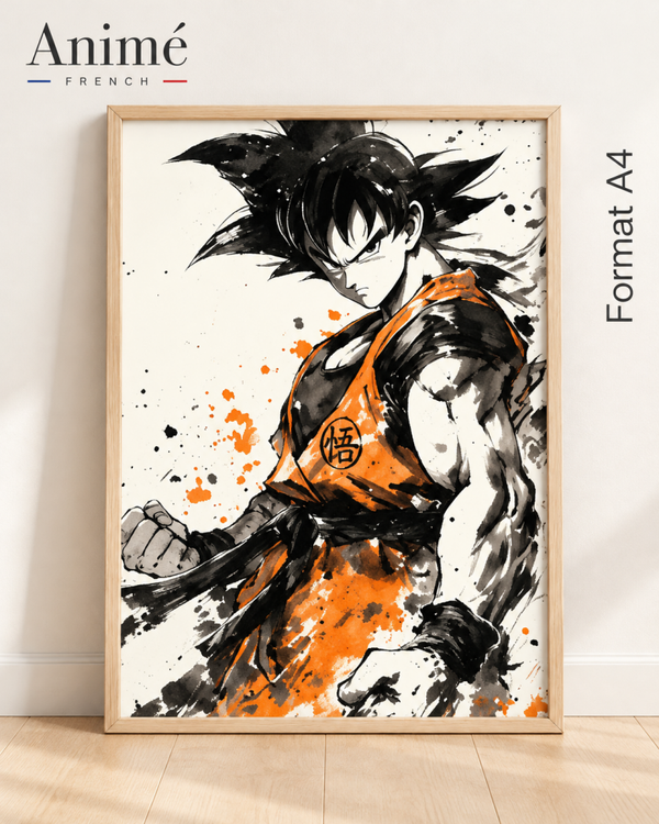 Cadre manga A4 dragon Ball