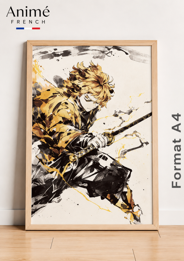 Cadre manga A4 Demon slayer