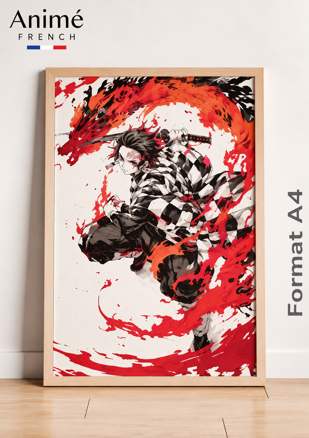 Cadre manga A4 Demon slayer