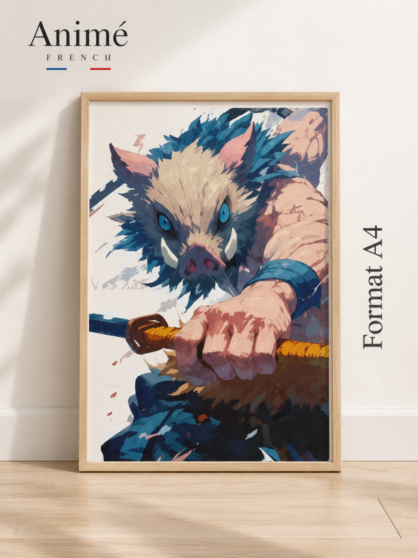 Cadre manga A4 Demon slayer