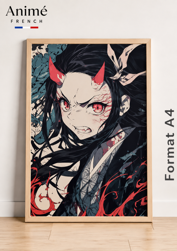 Cadre manga A4 Demon slayer