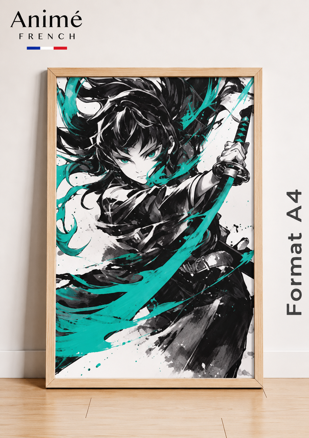 Cadre manga A4 Demon slayer
