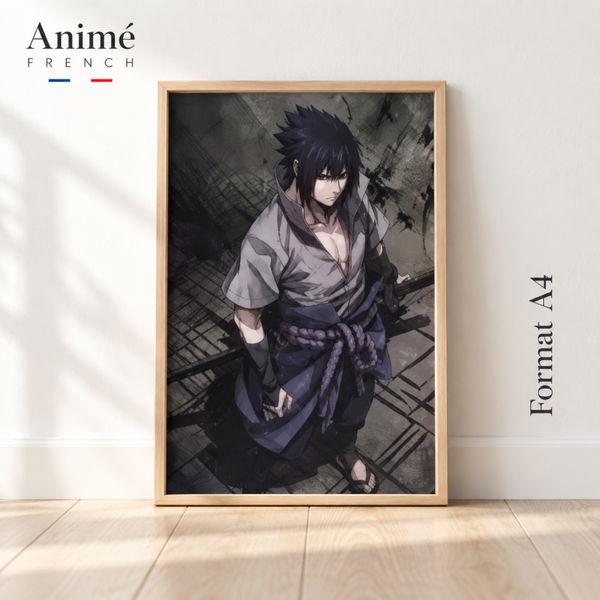 Cadre manga A4  Naruto shippuden