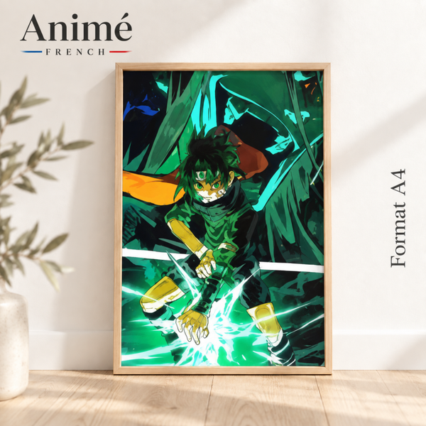 Cadre manga A4  Naruto shippuden