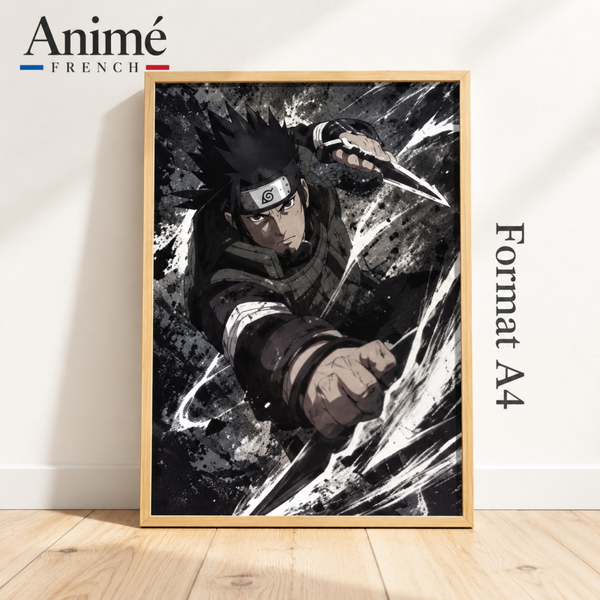 Cadre manga A4  Naruto shippuden