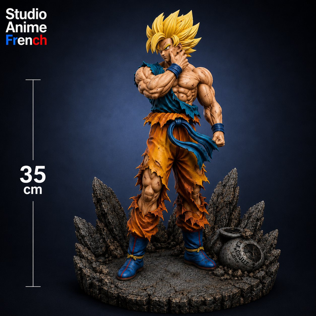 Figurine inspirée Dragon ball ( Son Goku ssj 2 )