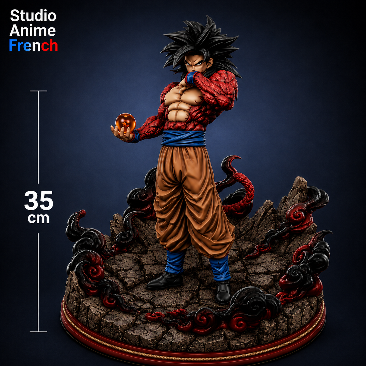 Figurine inspirée Dragon ball ( Goku SSJ 4 )