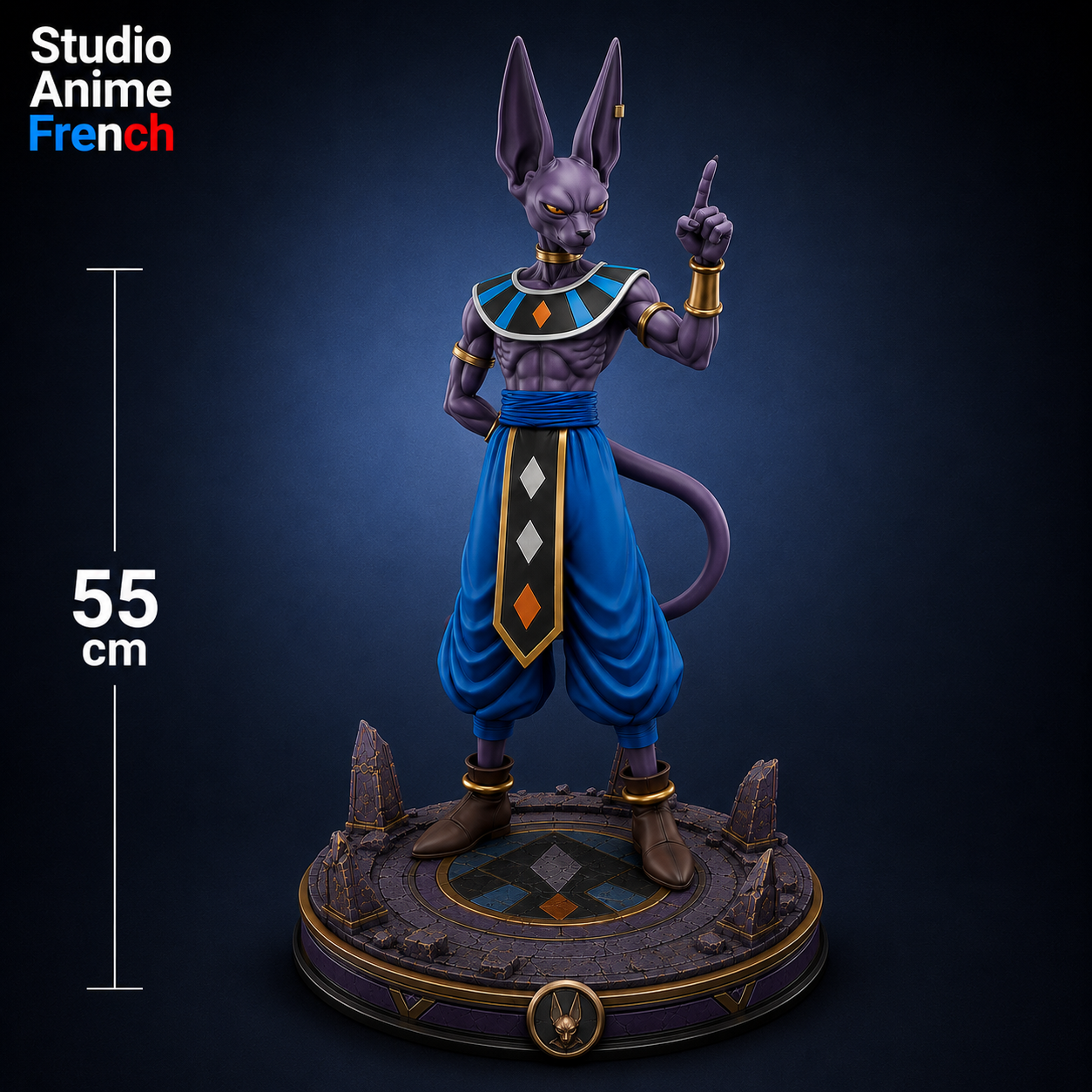 Figurine inspirée Dragon ball ( Beerus )