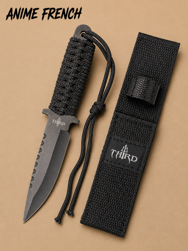 Couteaux Tactique ( Acier 420 / HRC 54-56 )