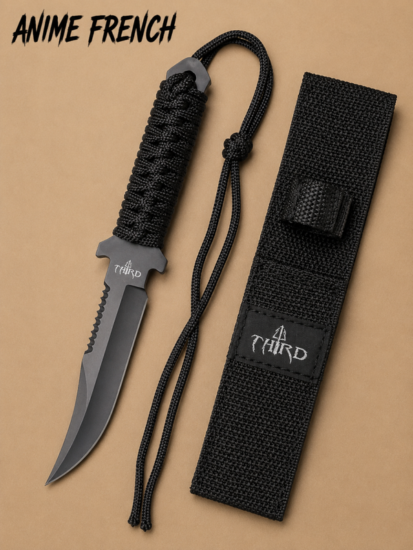 Couteaux Tactique ( Acier 420 / HRC 54-56 )