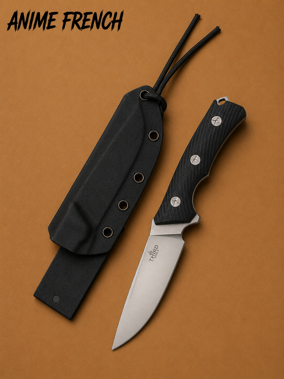 Couteaux Tactique ( Acier 420 / HRC 54-56 )