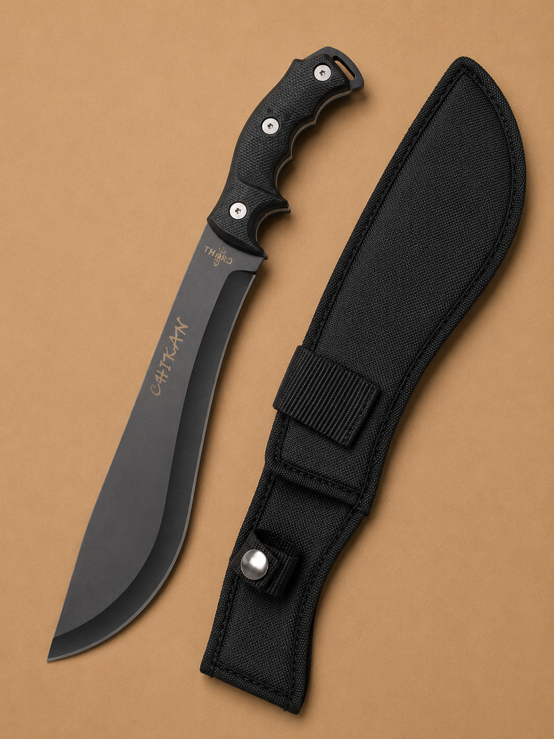 Couteaux Tactique ( Acier 420 / HRC 54-56 )