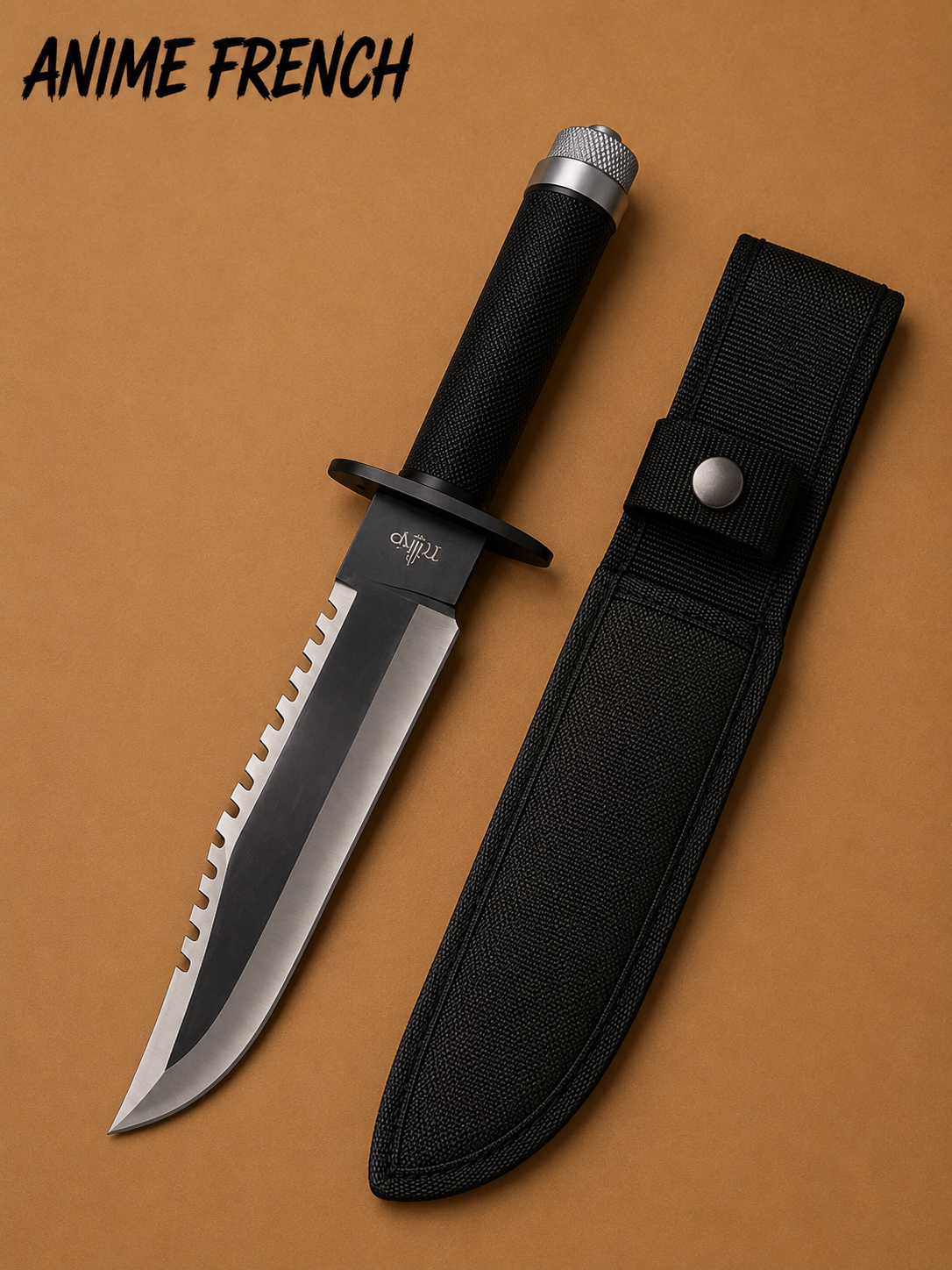 Couteaux Tactique ( Acier 420 / HRC 54-56 )