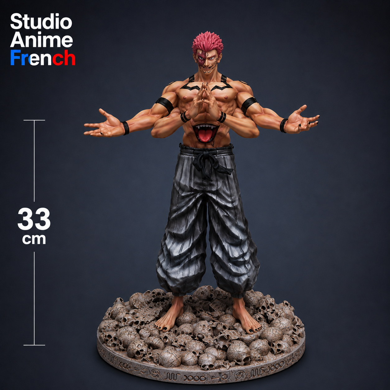 Figurine inspirée Jujutsu kaisen ( Ryomen Sukuna )