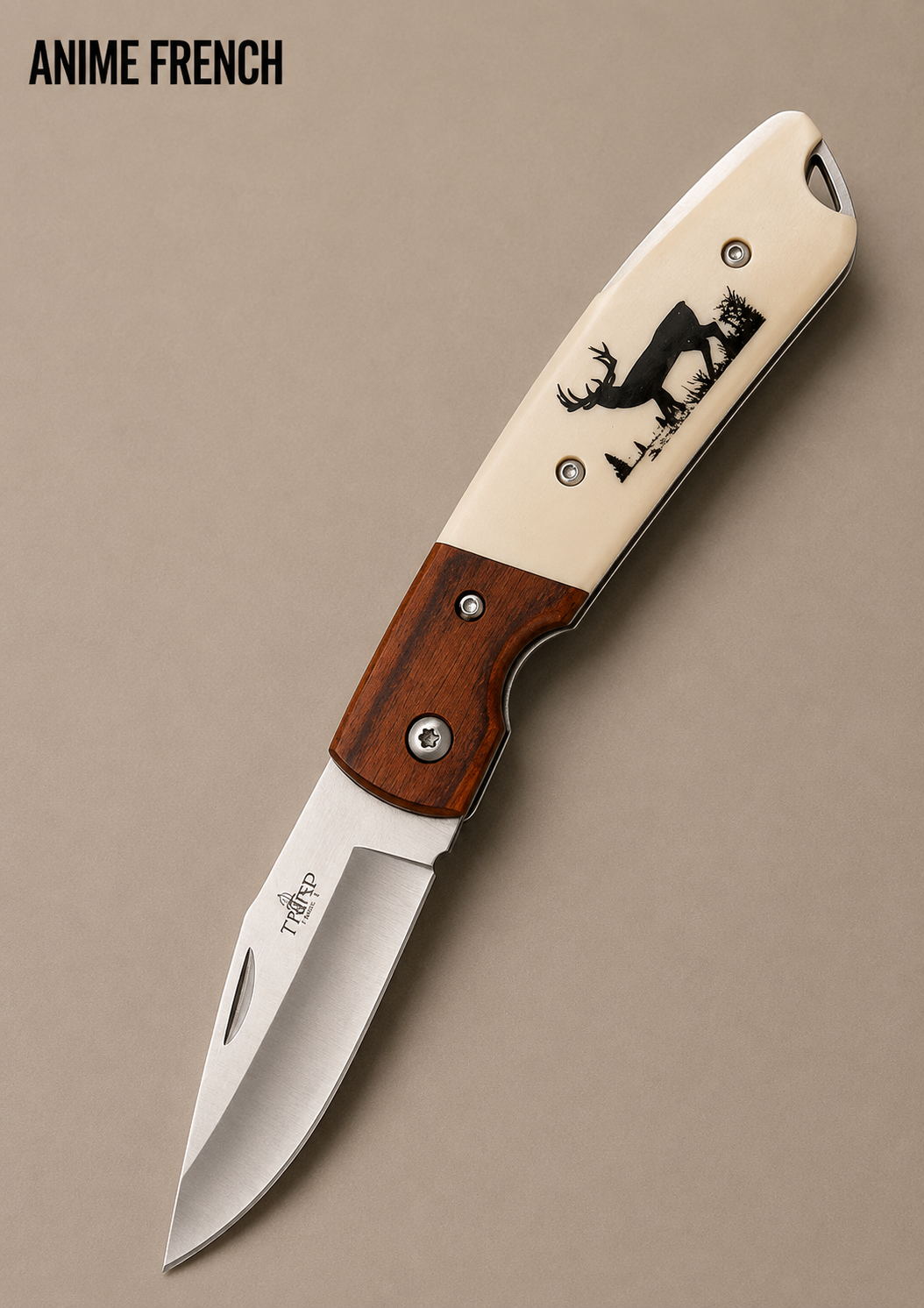 Couteaux chasse ( Acier 420 / HRC 54-56 )