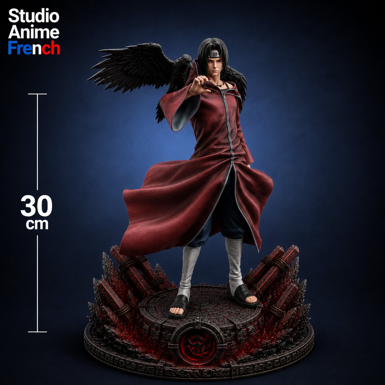 Figurine inspirée Naruto Shippûden ( Mort d'Itachi uchiwa )