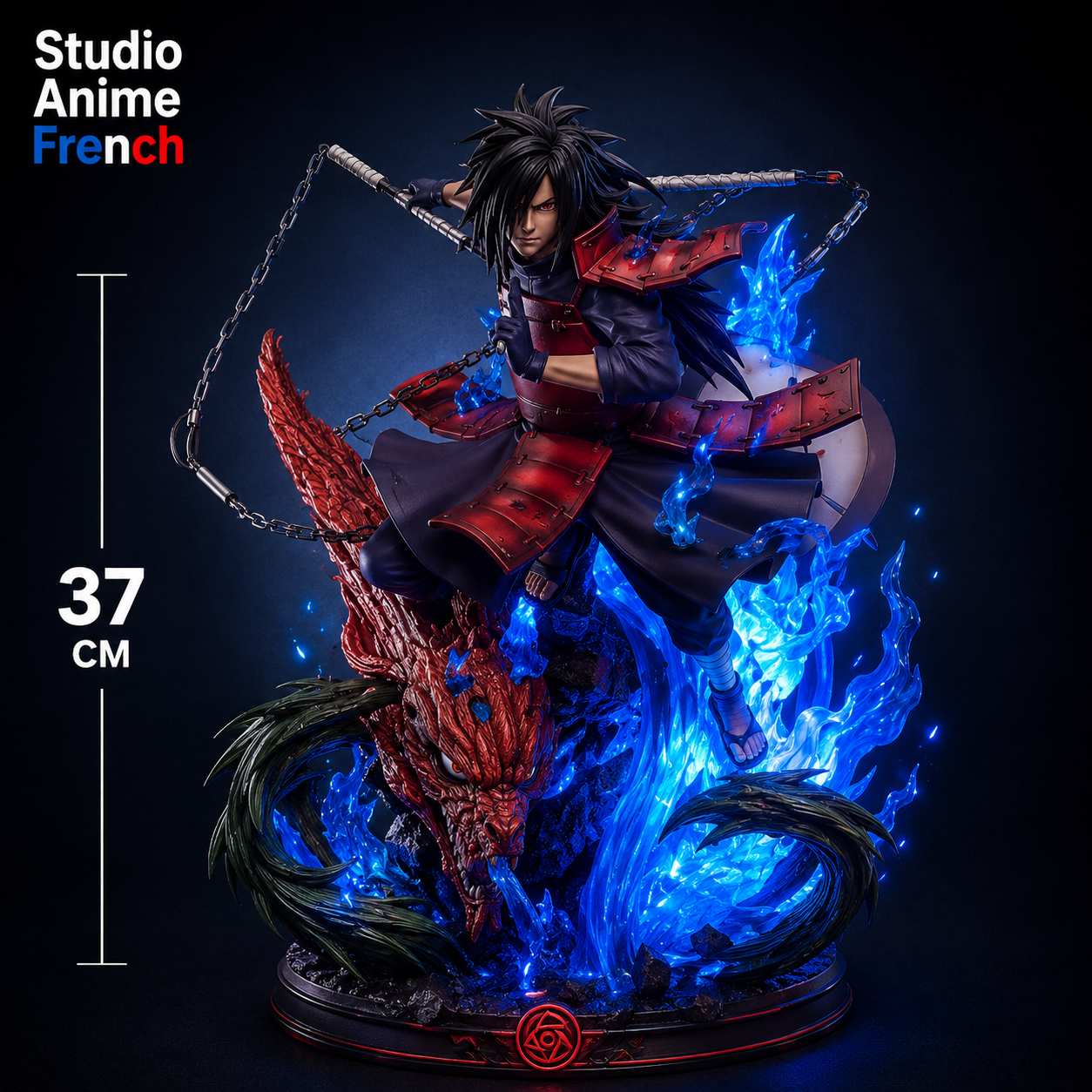 Figurine inspirée Naruto Shippûden ( Madara x Kurama )