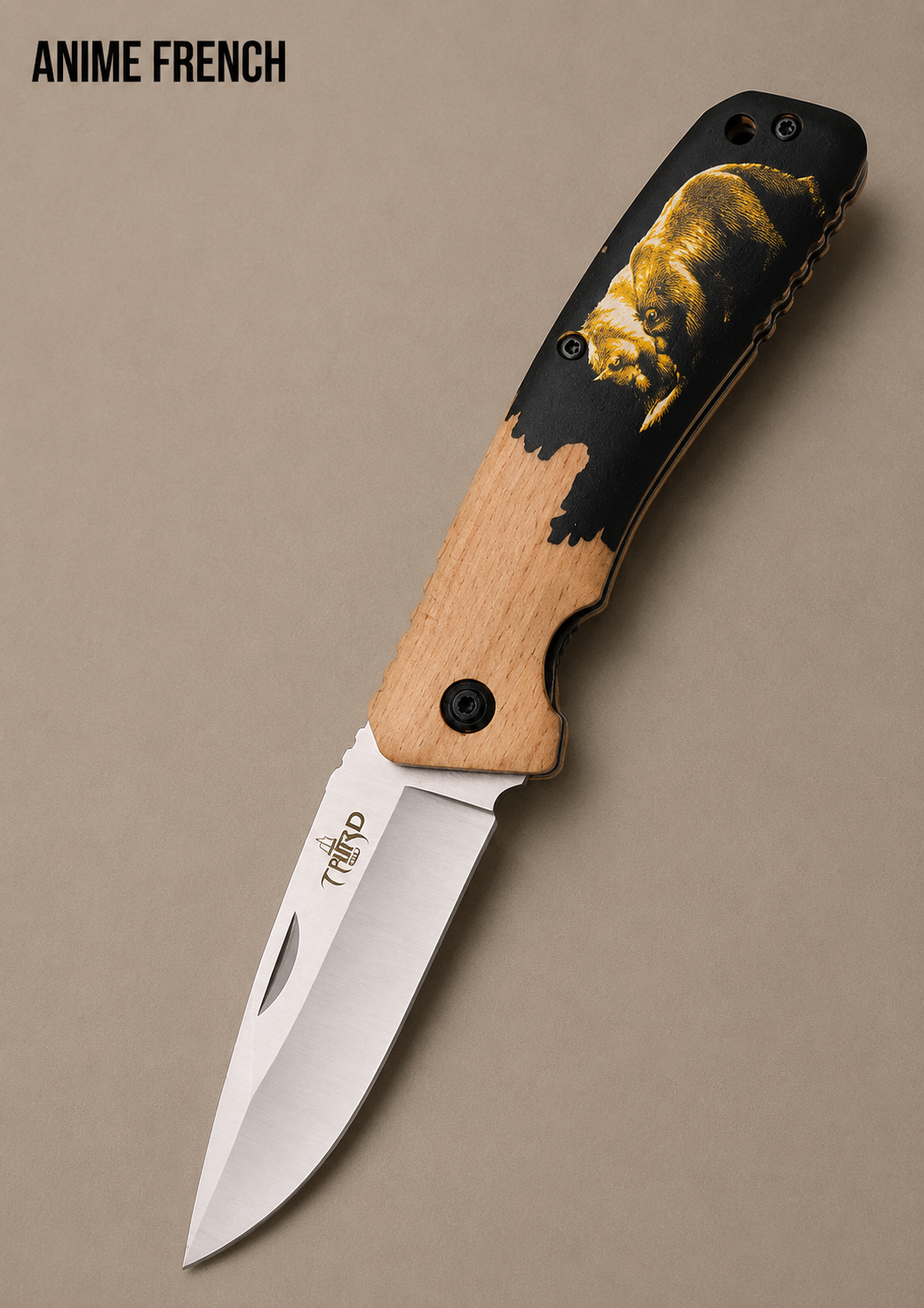 Couteaux chasse ( Acier 420 / HRC 54-56 )