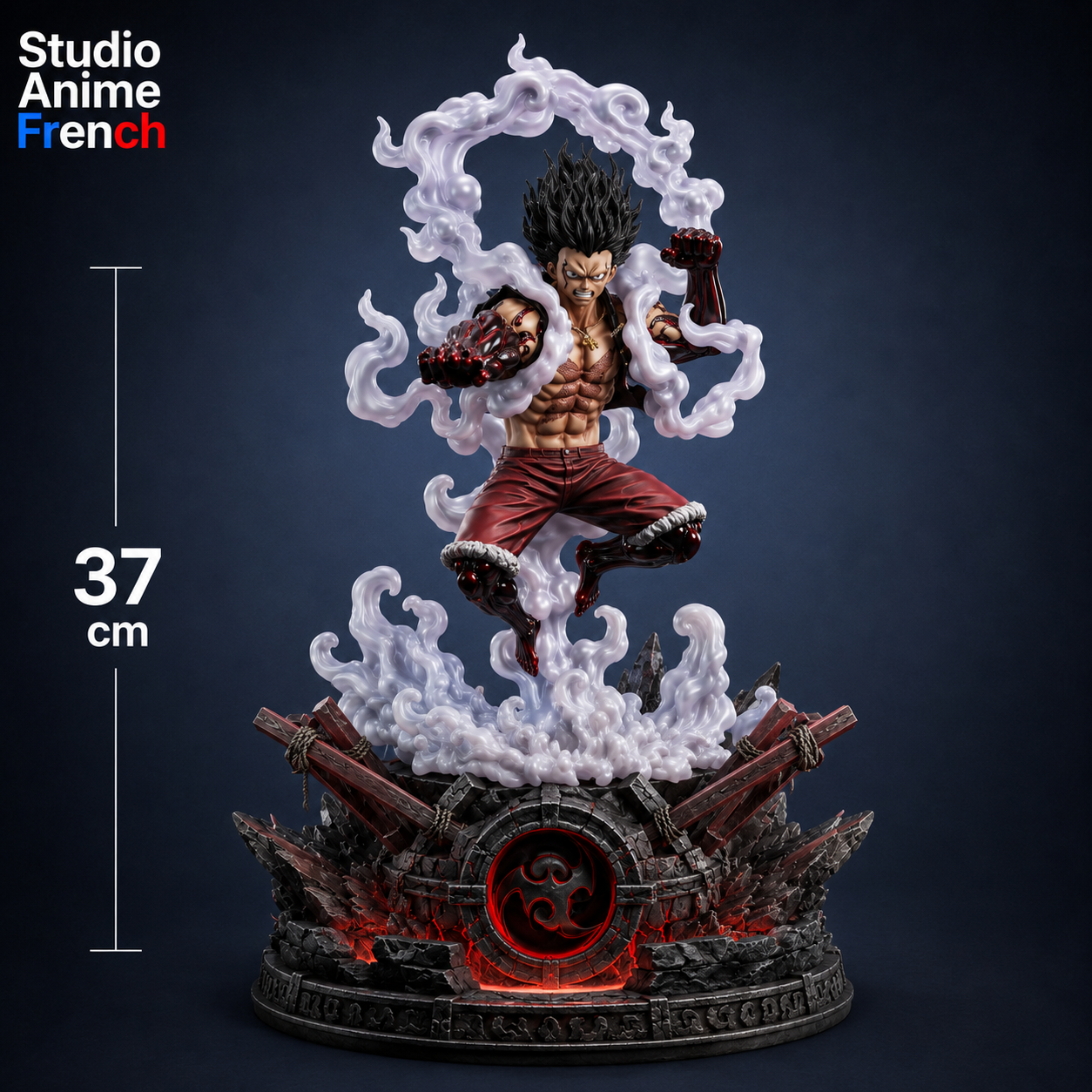 Figurine inspirée One Piece ( Monkey d Luffy ( gear 4  )