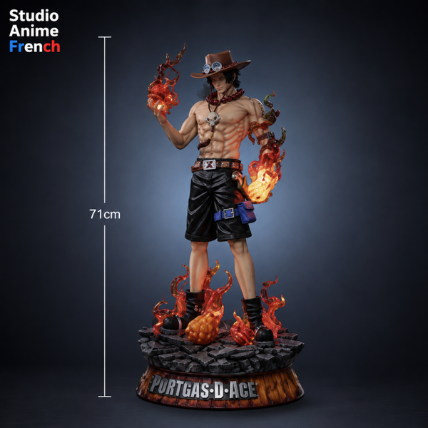 Figurine inspirée One Piece ( Portgas D ace )