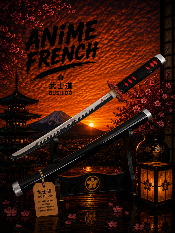 Mini katana décoratif (acier)