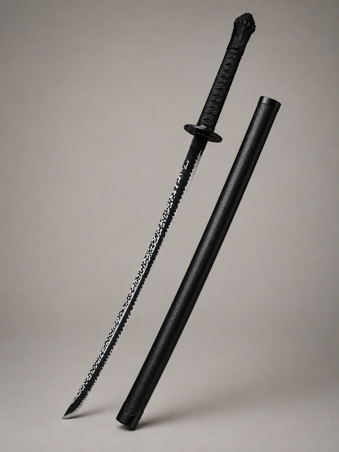 katana décoratif (toles d'acier)