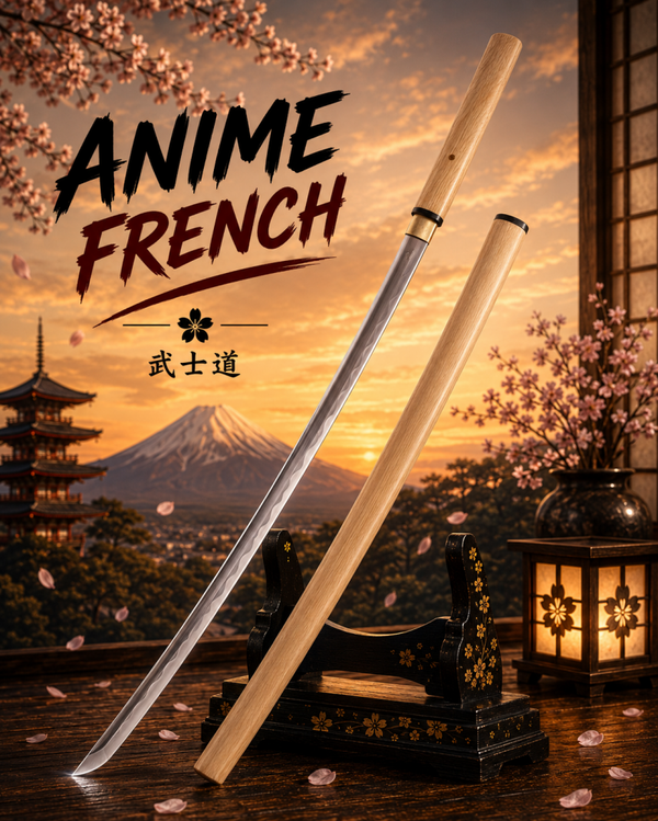 katana décoratif (acier carbone)