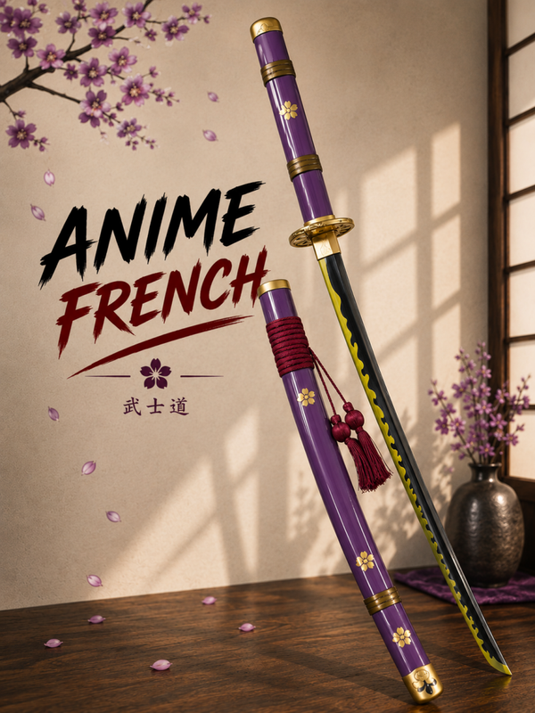 katana décoratif (acier carbone)