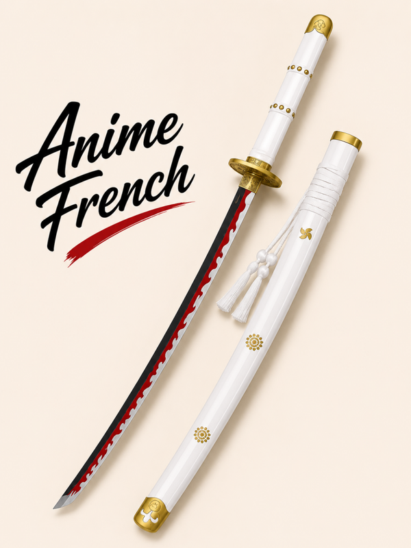 katana décoratif (toles d'acier)