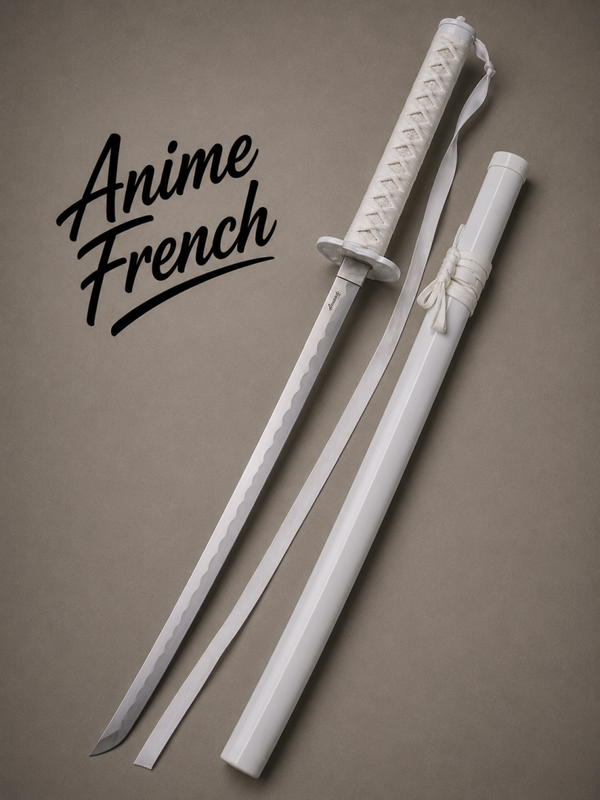 katana décoratif (toles d'acier)