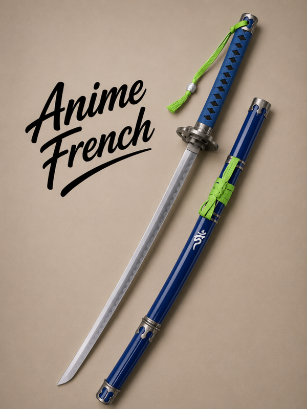 katana décoratif (toles d'acier)