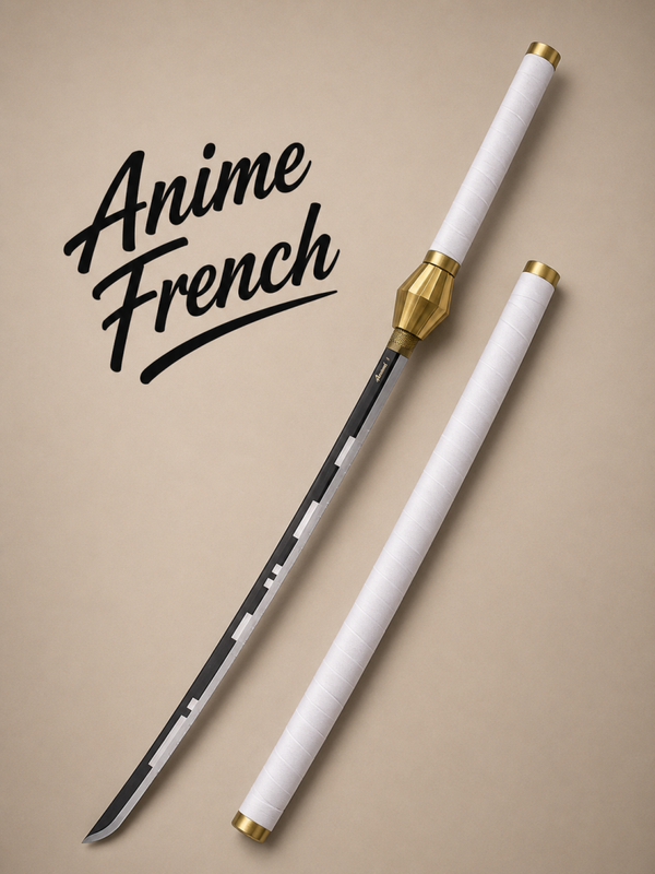 katana décoratif (toles d'acier)