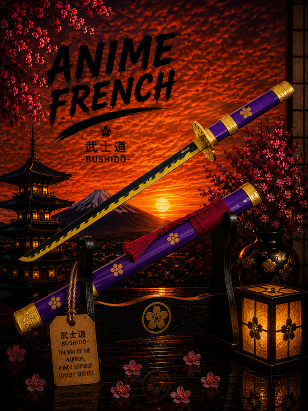 Mini katana décoratif (acier)