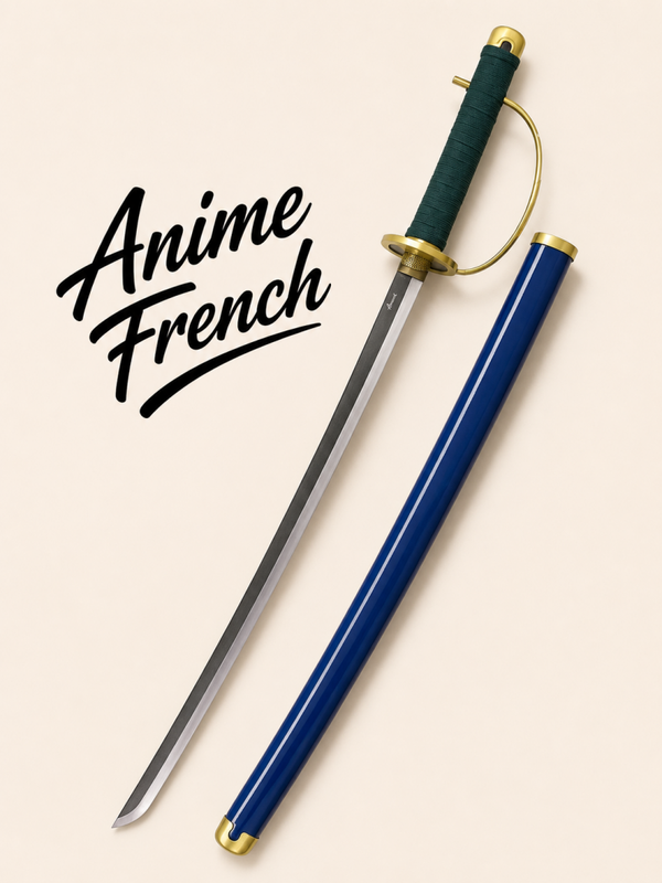 katana décoratif (toles d'acier)
