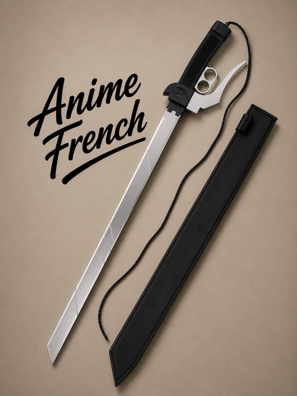 katana décoratif (toles d'acier)