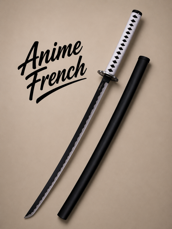 katana décoratif (toles d'acier)