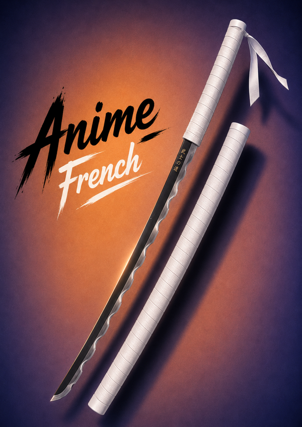 katana décoratif (toles d'acier)