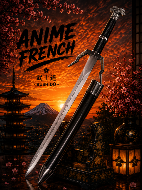 Mini katana décoratif (acier)
