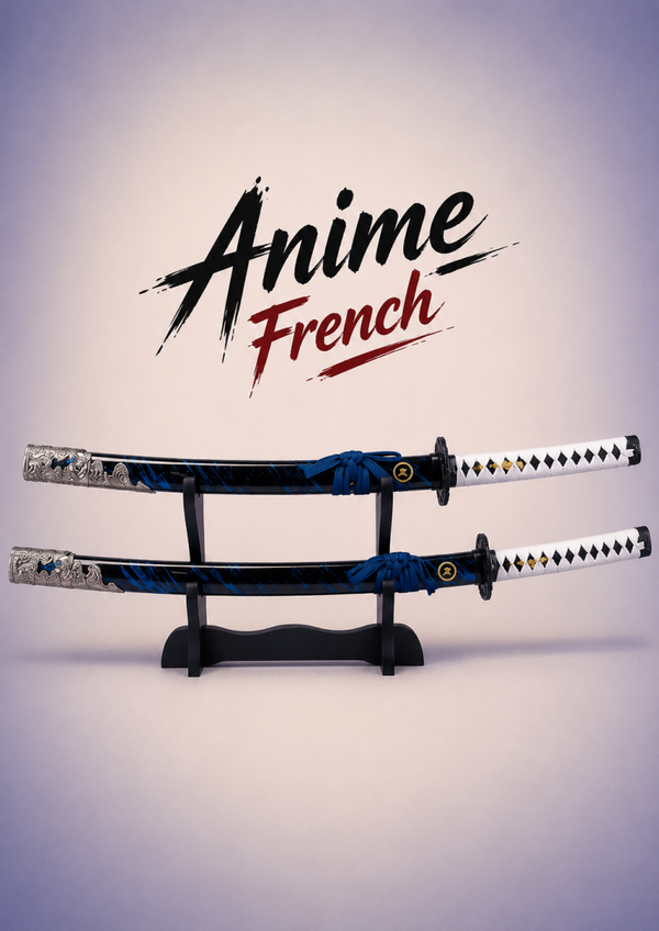 katana décoratif (toles d'acier)